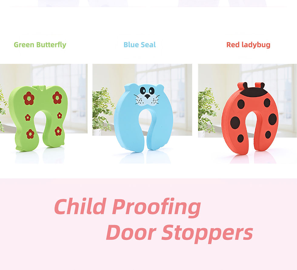 Thumbnail: 10Pcs  Baby Safety For Newborn Furniture Protection Card Door Stopper Security C