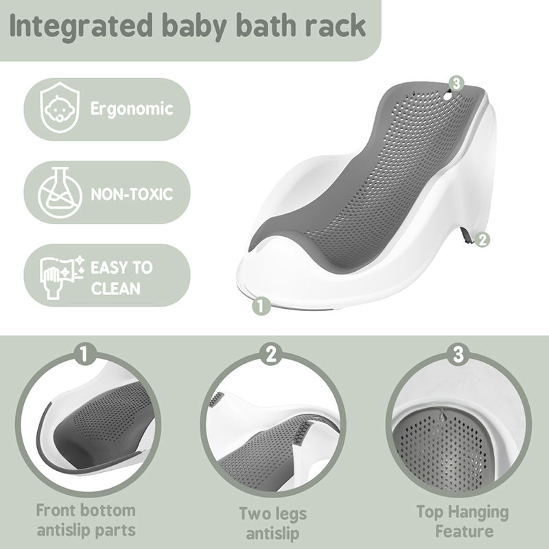 Thumbnail: Soft Baby Bath Support for Newborns - Ergonomic, Easy to Clean & Comfortable Ant