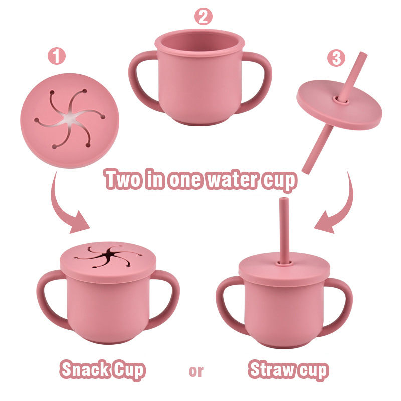 Thumbnail: 9PCS/Set BPA Free Silicone Baby Feeding Set Sucker Bowl Divided Dinning Plate St