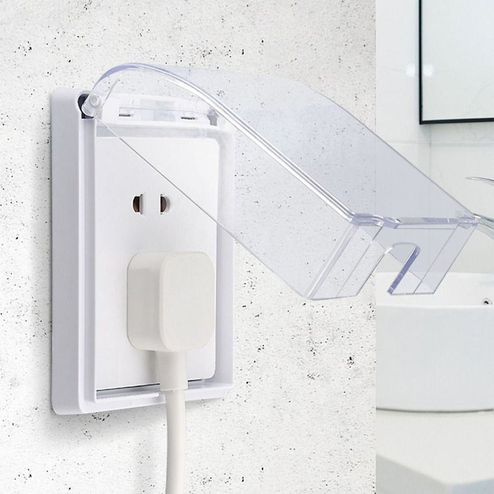 Thumbnail: Waterproof 86 Type Switch Protective Cover Power Outlet Safety Electric Plug Cov
