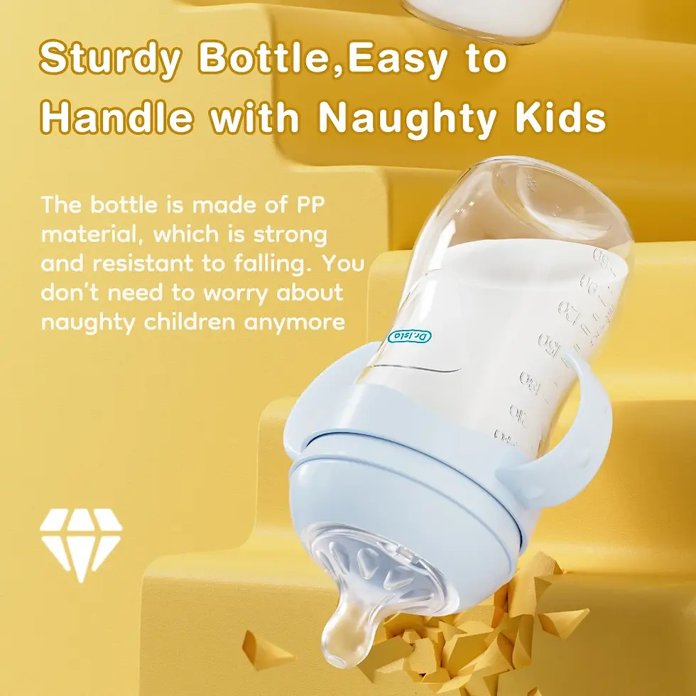 Thumbnail: Baby Bottle 150/240/330ML Newborn PP Bottles Anti-Choke Anti-flatulence Milk Fee