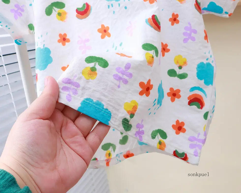Thumbnail: Summer Kids Suit Clothes for Girls Cartoon Short Sleeve T-shirt Tops+shorts 2024