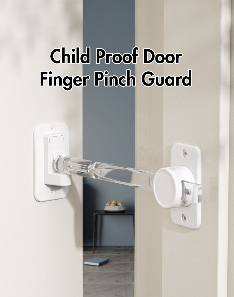 Thumbnail: EUDEMON Child Proof Finger Pinch Guard Baby Door Stopper Door Latch Adjustable D