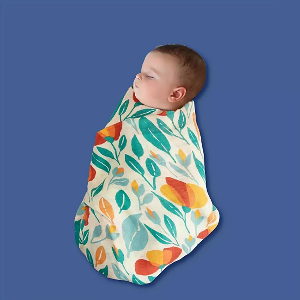Thumbnail: 4PCS/Set Baby Muslin Swaddle Blanket Soft Bath Towel For Newborn Bamboo Cotton I