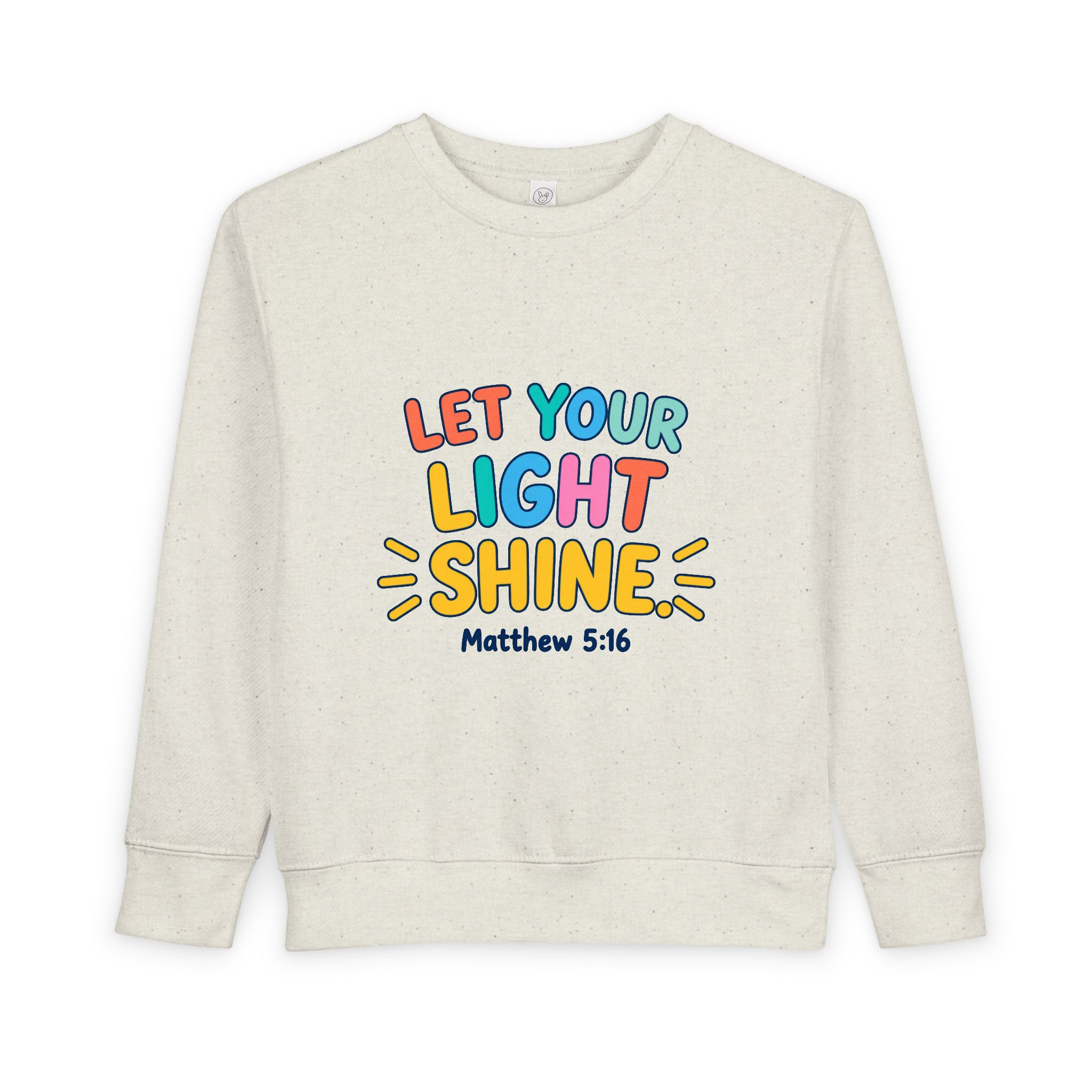 Let Your Light Shine (Matthew 5:16) Kids Hoodie — Multicolor