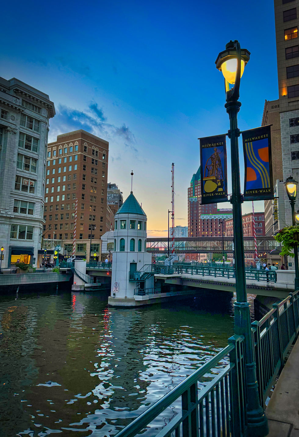 Evening Riverwalk Serenity