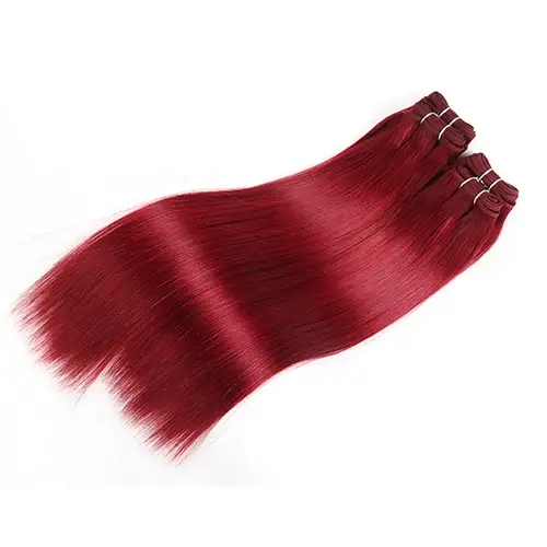 Thumbnail: Rebecca 4 Bundles 190g/Pack Brazilian Weave 6 Colors #1 #1B #2 #4 #99J #Burgundy