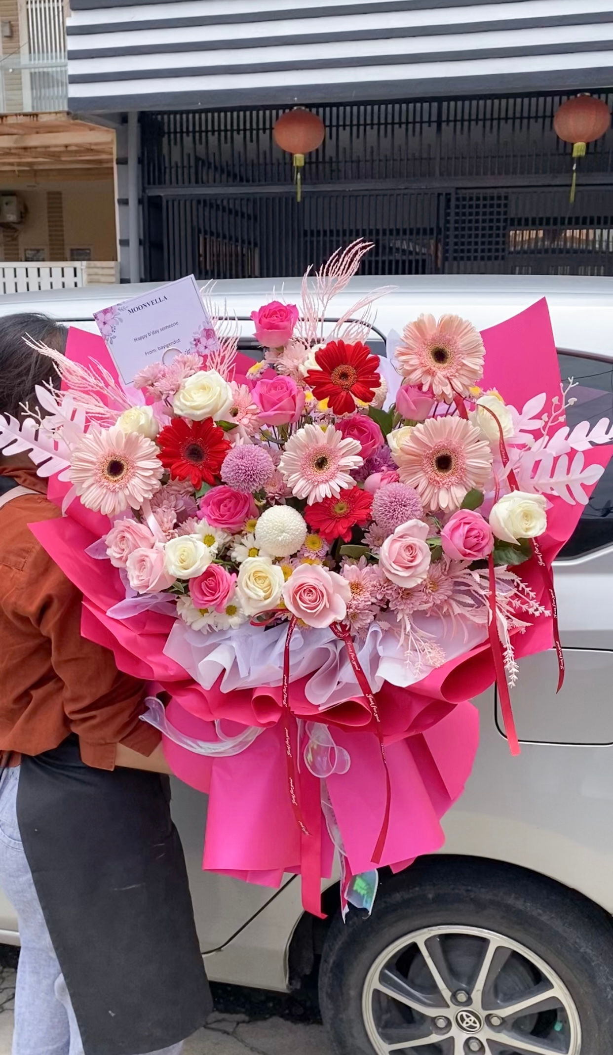 Coral Pinkish Gerbera
