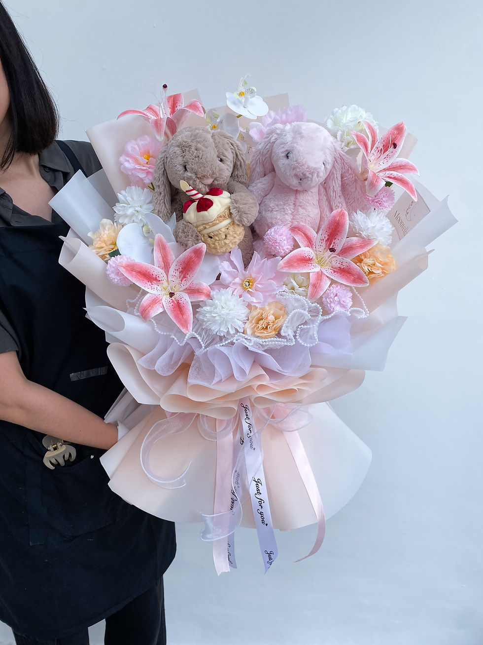 Jelly cat doll bouquet