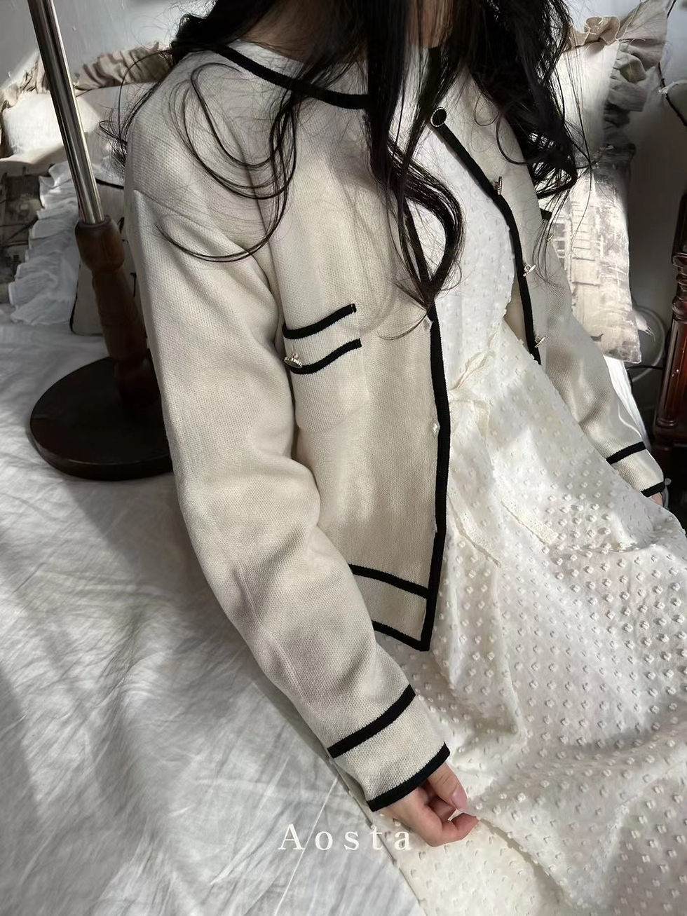 縮圖：（現貨）Coco knit Cardigan Mom  