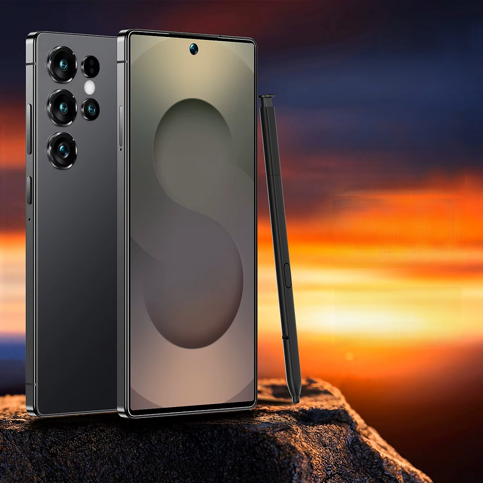 Thumbnail: S25 Ultra smartphone in black with built-in S Pen, showcasing premium design and large edge-to-edge display.