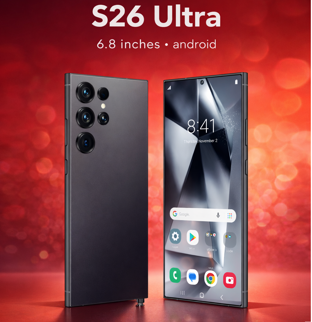 S26 Ultra 5G Smartphone 6.8" Android Cellphone Dual SIM Global Unlocked New