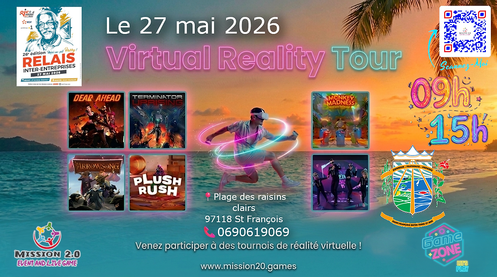 VIRTUAL REALITY TOUR - SAINT-FRANCOIS - RIE 2026