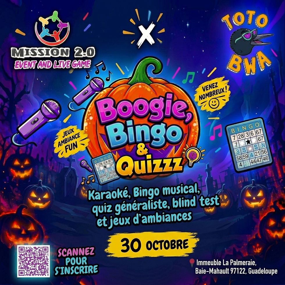 Animation Publique: Boogie, Bingo & Quiz