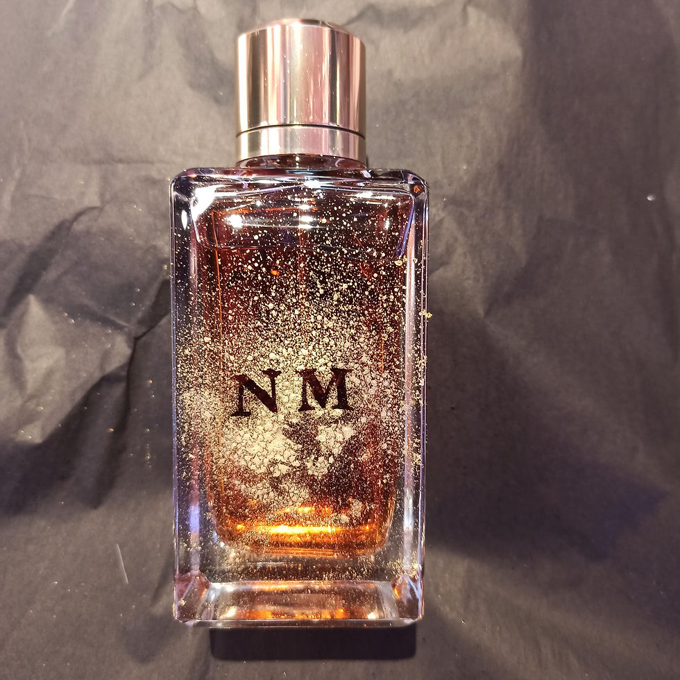 Décor à la feuille de cuivre pour Dior