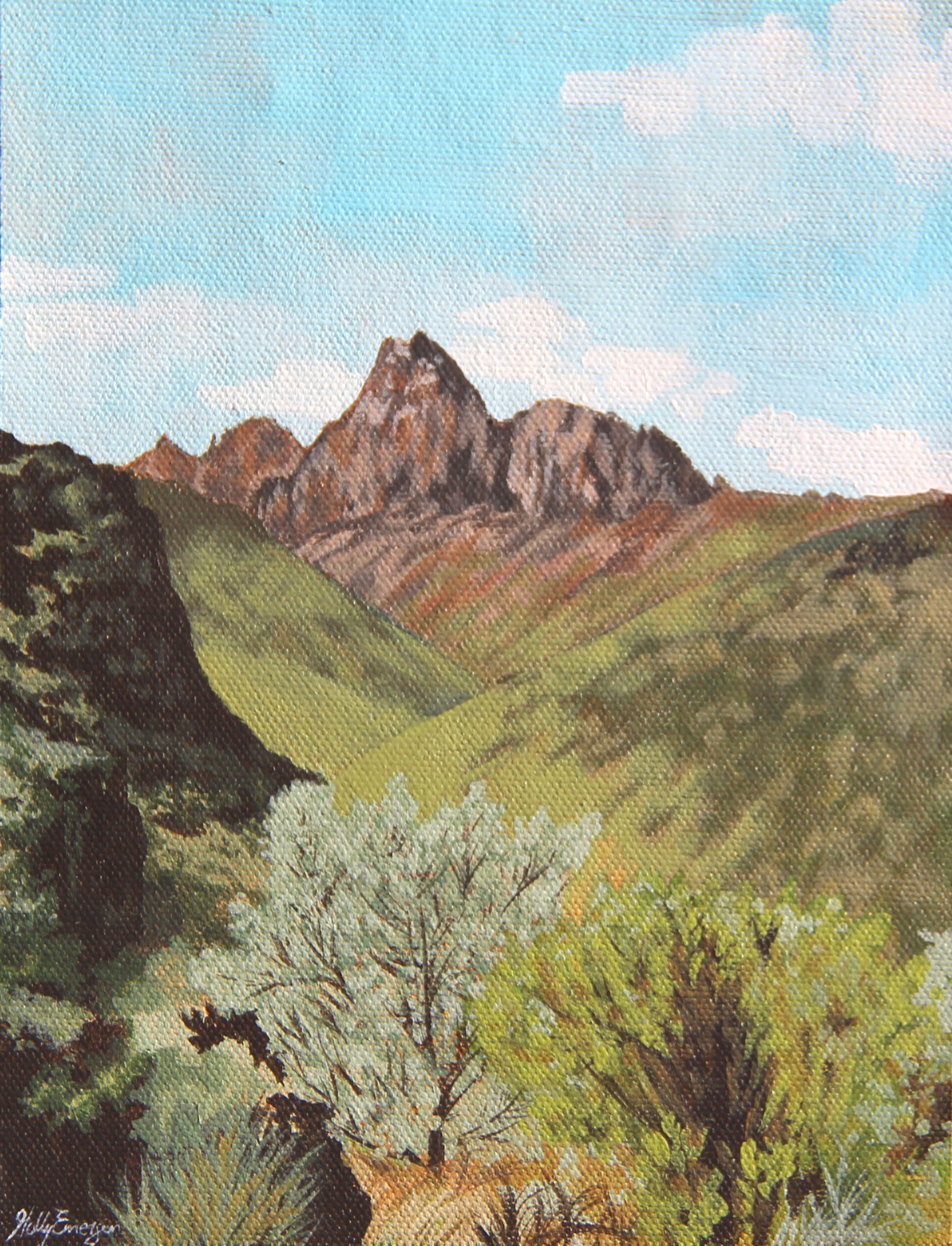 First View of Mt Kenya