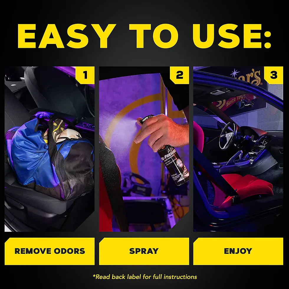 Миниатюра: Спрей освіжувач повітря "Чорний хром" аромат Meguiar's G250708 Black Chrome Air