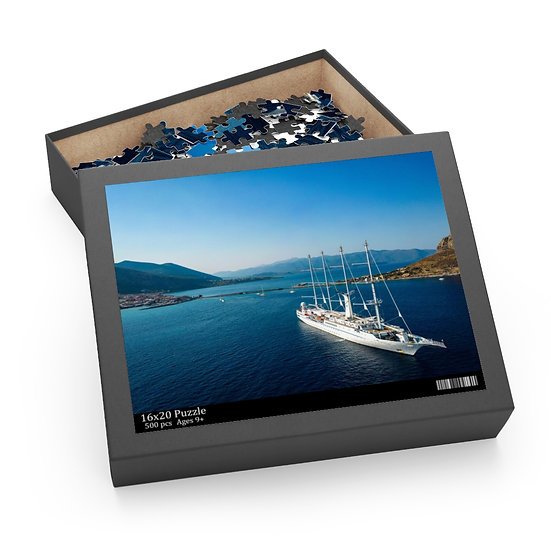 Puzzle (120, 250, 500-Piece) Wind Star at Monemvasia, photo by George Giannakis 