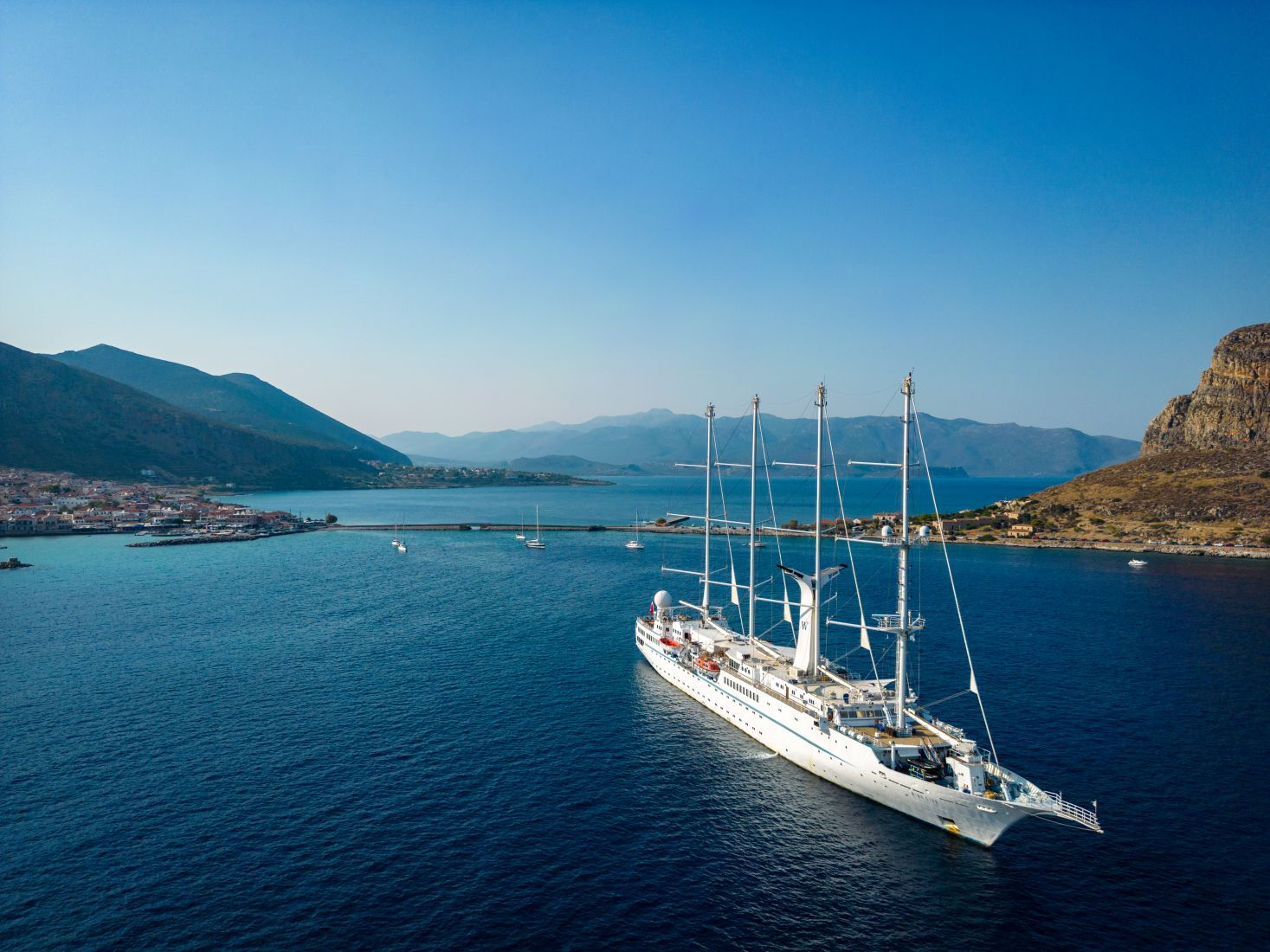 Wind Star at Monemvasia (Greece)