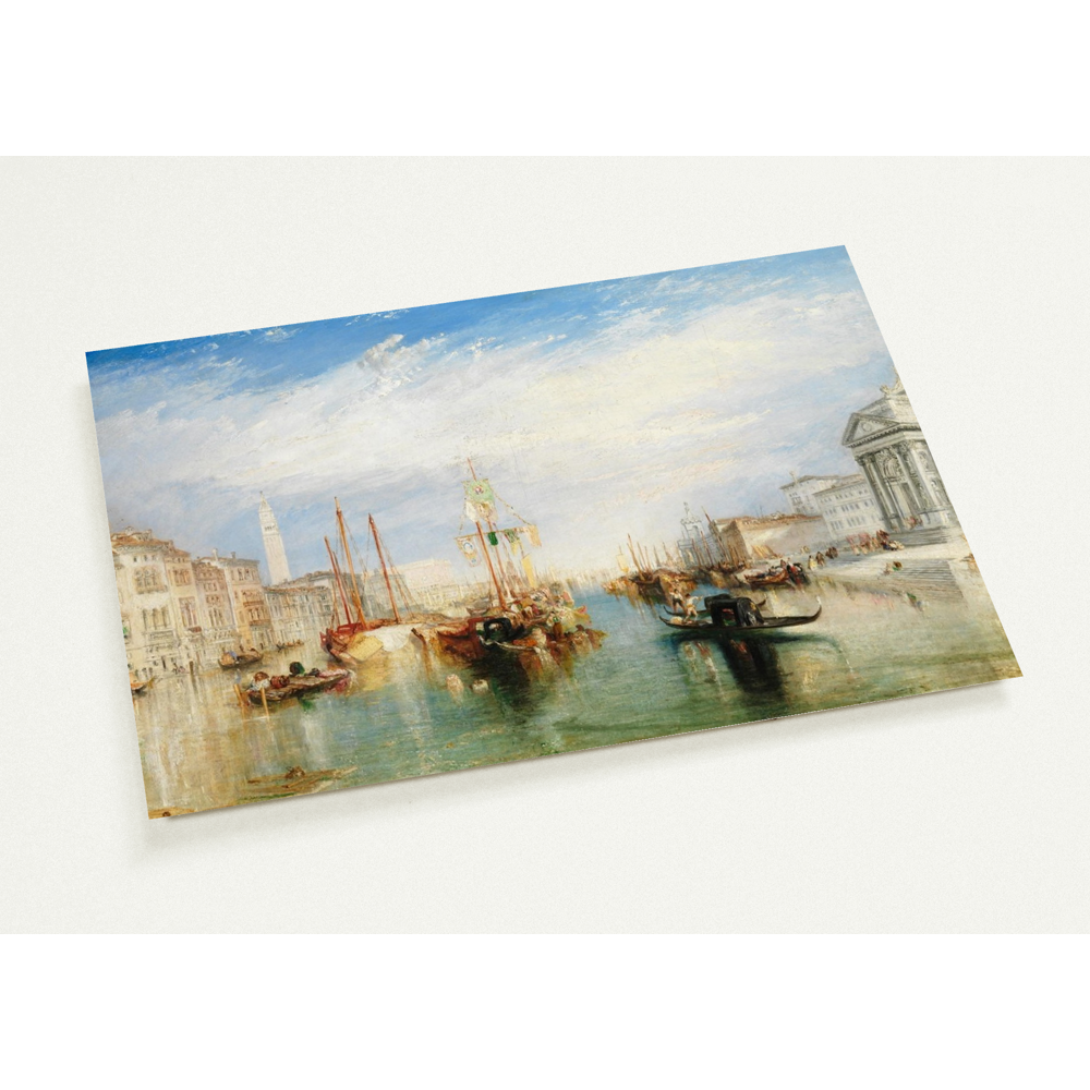 Pack of 10 cards (2-sided, No envelopes). Art: Venice, from the.., by W. Turner