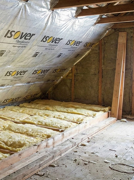 Isolation des murs par l’intérieur
Isolation des plafonds et combles
Isolation phonique entre pièces
Solutions pour logements anciens