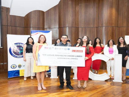 Estudiantes de periodismo de la UNAH ganan concurso nacional con campaña a favor de la libertad de expresión