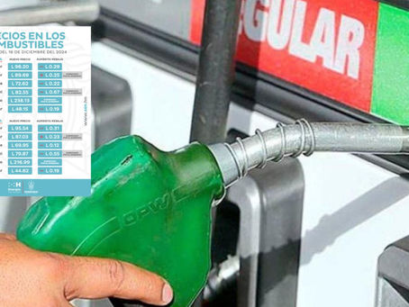 Centavos baja el precio de los combustibles a partir de lunes 16 de diciembre 