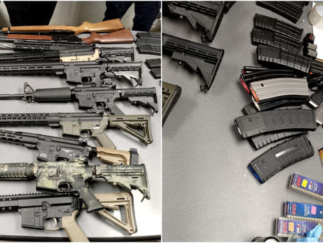 Aduanas y Policía Nacional decomisan armas de fuego y municiones en Puerto Cortés