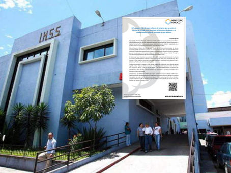MP: recuperan más de 5 millones de lempiras por desfalco al IHSS