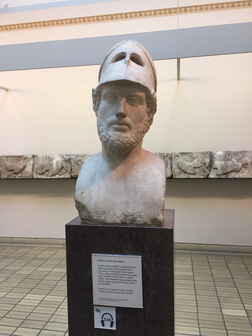 sculpture of Pericles