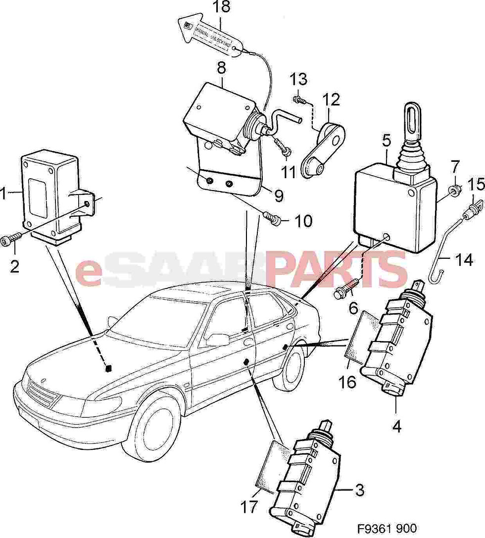 Thumbnail: 4325783  Motor -Central Lock Tail Gate  No. 5 on image