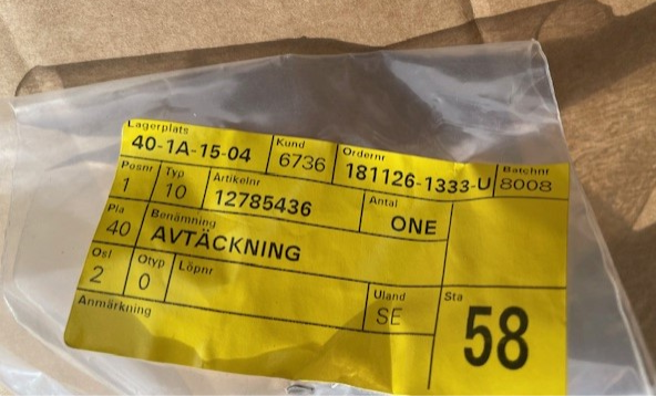 Thumbnail: 12785436  Cover -Centre console  No. 12 on image