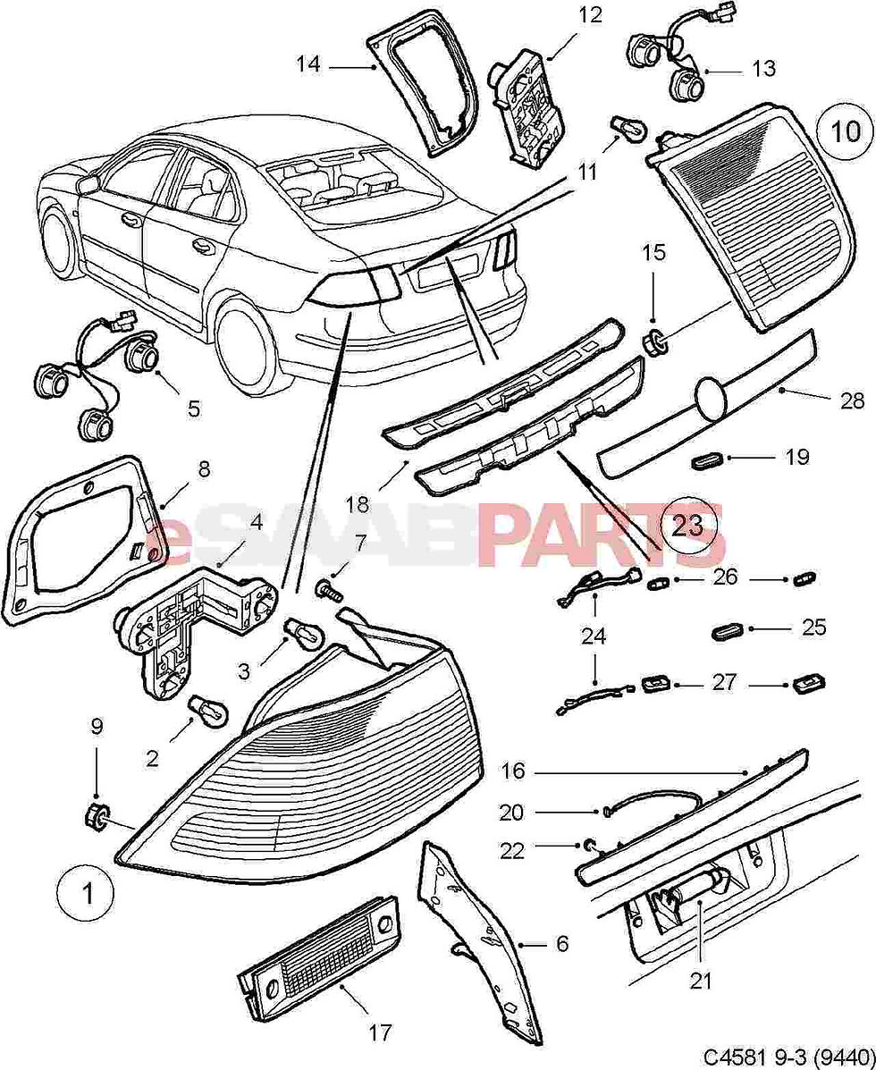 Thumbnail: 12788550 Cover  -Trunk Handle  4D  No. 16 on image