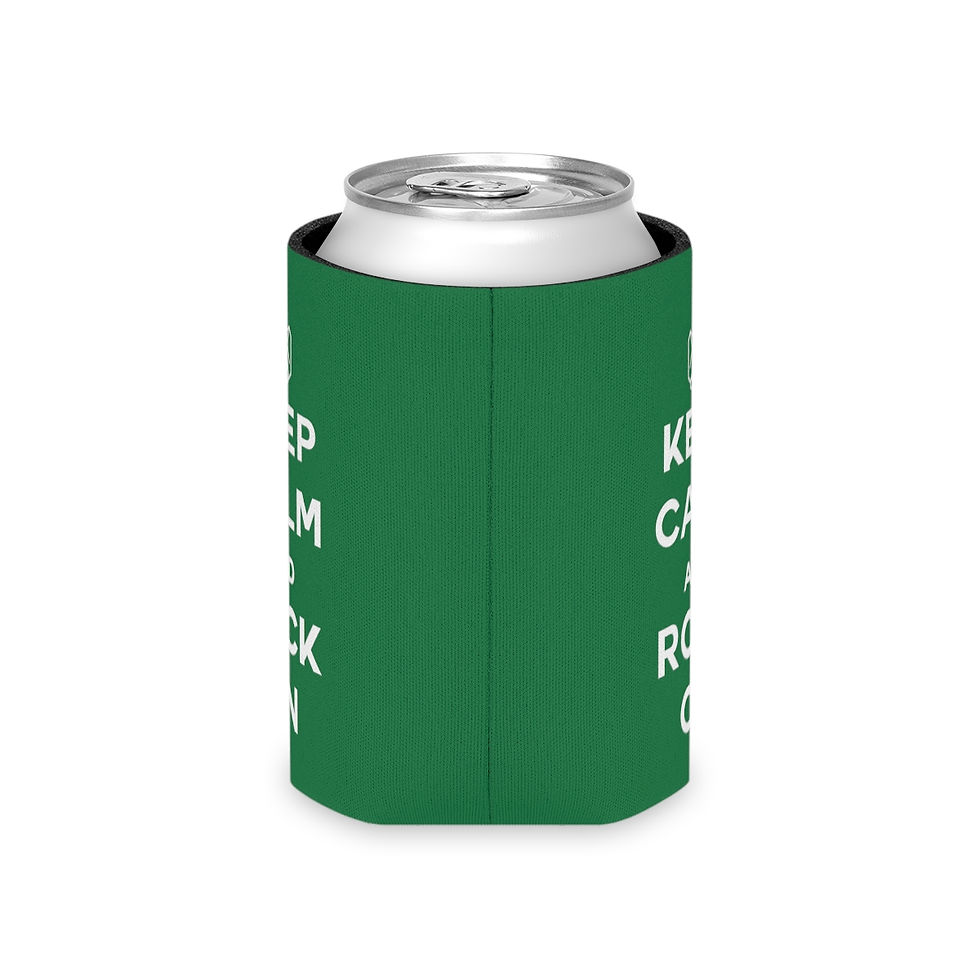 Thumbnail: Green Keep Calm Can Cooler