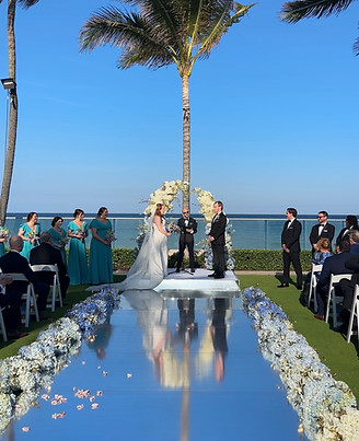 wedding content creation at breakers hotel in palm beach florida