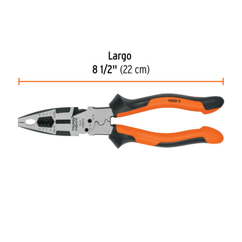 Miniatura: Pinza multiuso 8" electricista, comfort grip, Truper Expert
