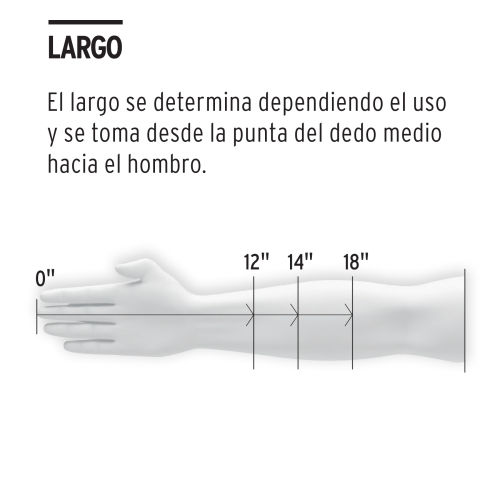 Miniatura: Guantes de neopreno para manejo de químicos, TRUPER