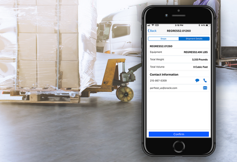 Oracle Transportation Mobile