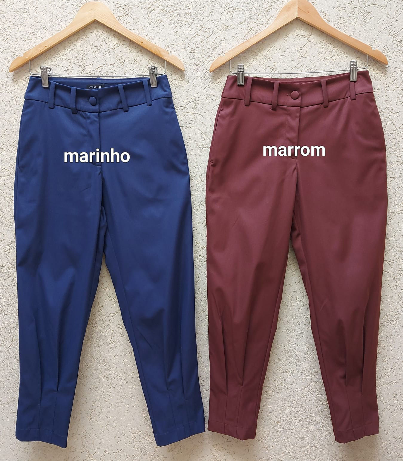CALÇA PREGAS BARRA