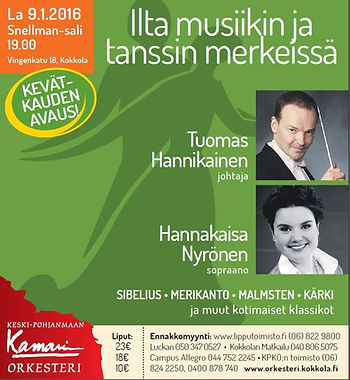 Keski-Pohjanmaan Kamariorkesteri avaa kevätkautensa tanssiaiskonsertin merkeissä.