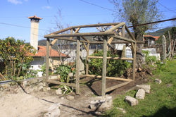 Estrutura em Madeira para Estufa