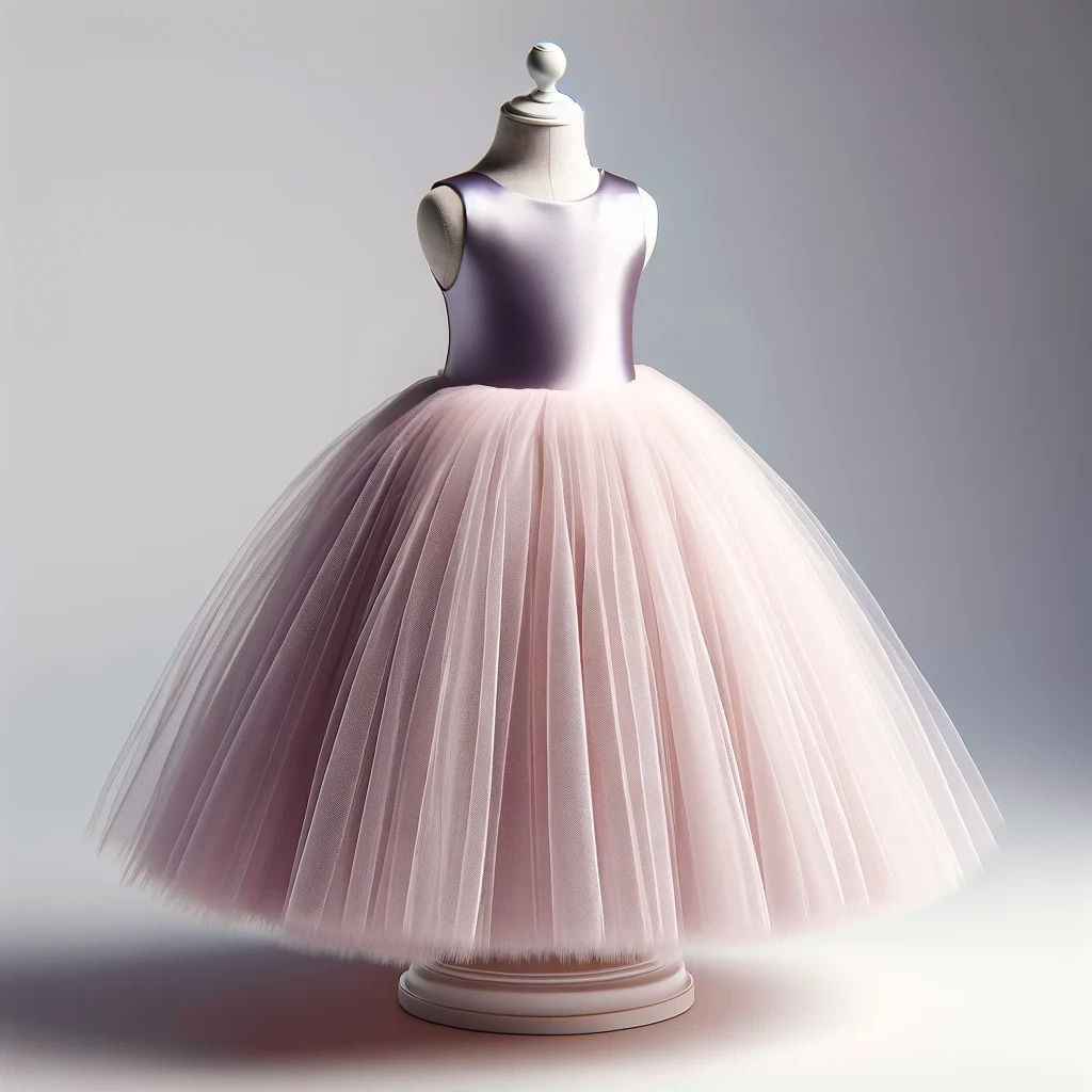 Vestido de Ensueño en Satén y Tul