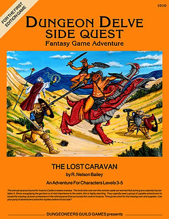 Dungeon Delve Side Quest #2 The Lost caravan cover.