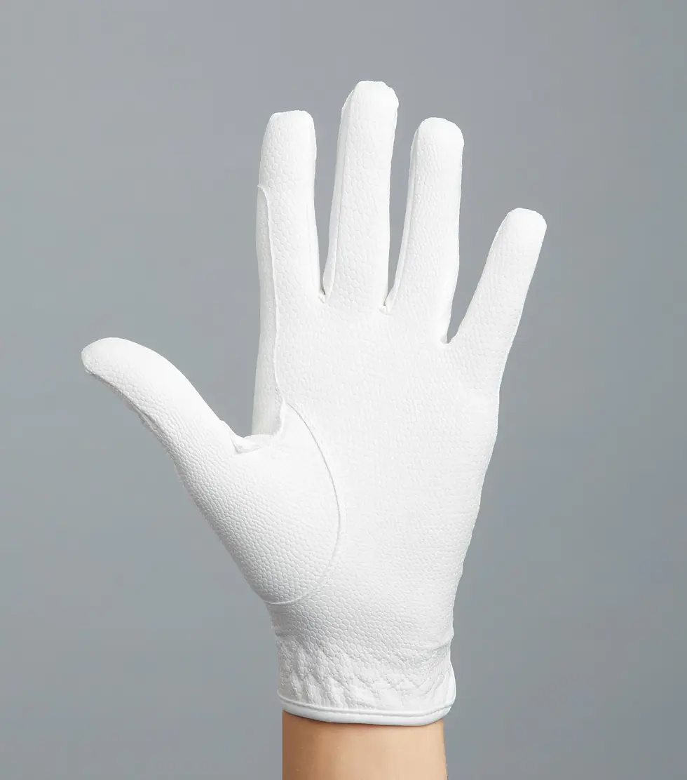 Miniature : Premier Equine - Gants Metaro femme blanc