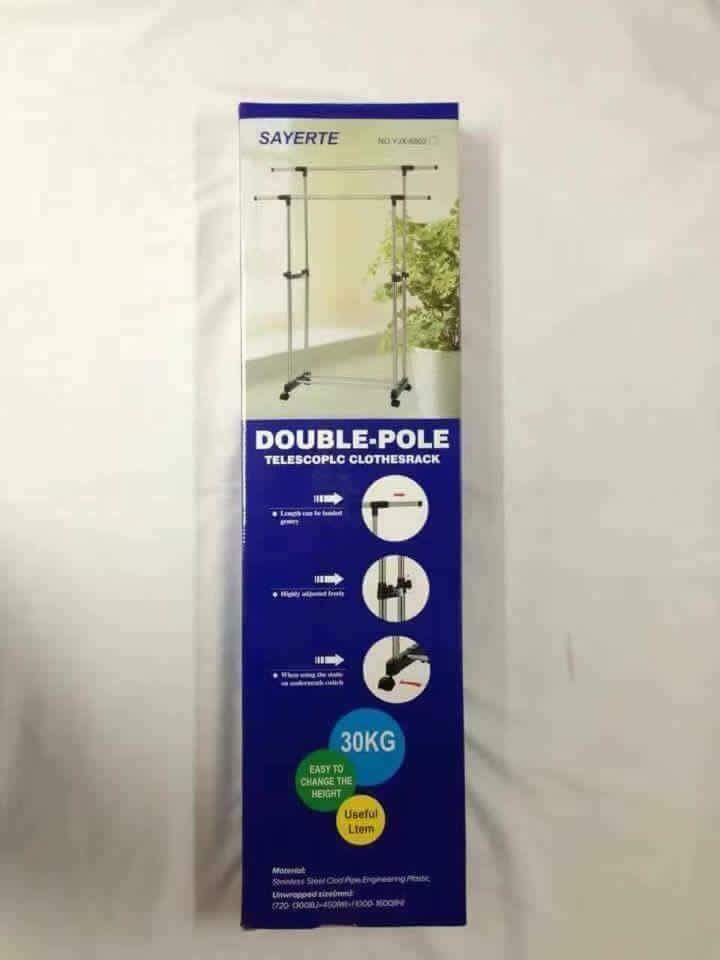 Thumbnail: Double Pole Clothes Rack (Best seller)