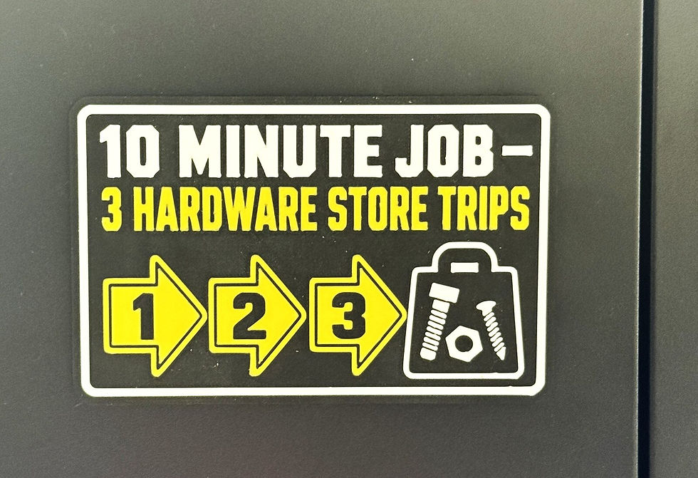 Thumbnail: 10-Minute Job – 3 Hardware Store Trips – Funny 3D Magnet