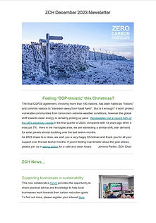 ZCH December newsletter image
