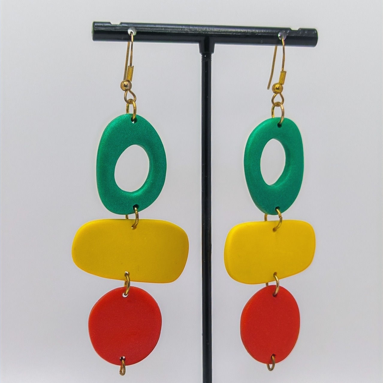 Dangle R/Y/G Earrings