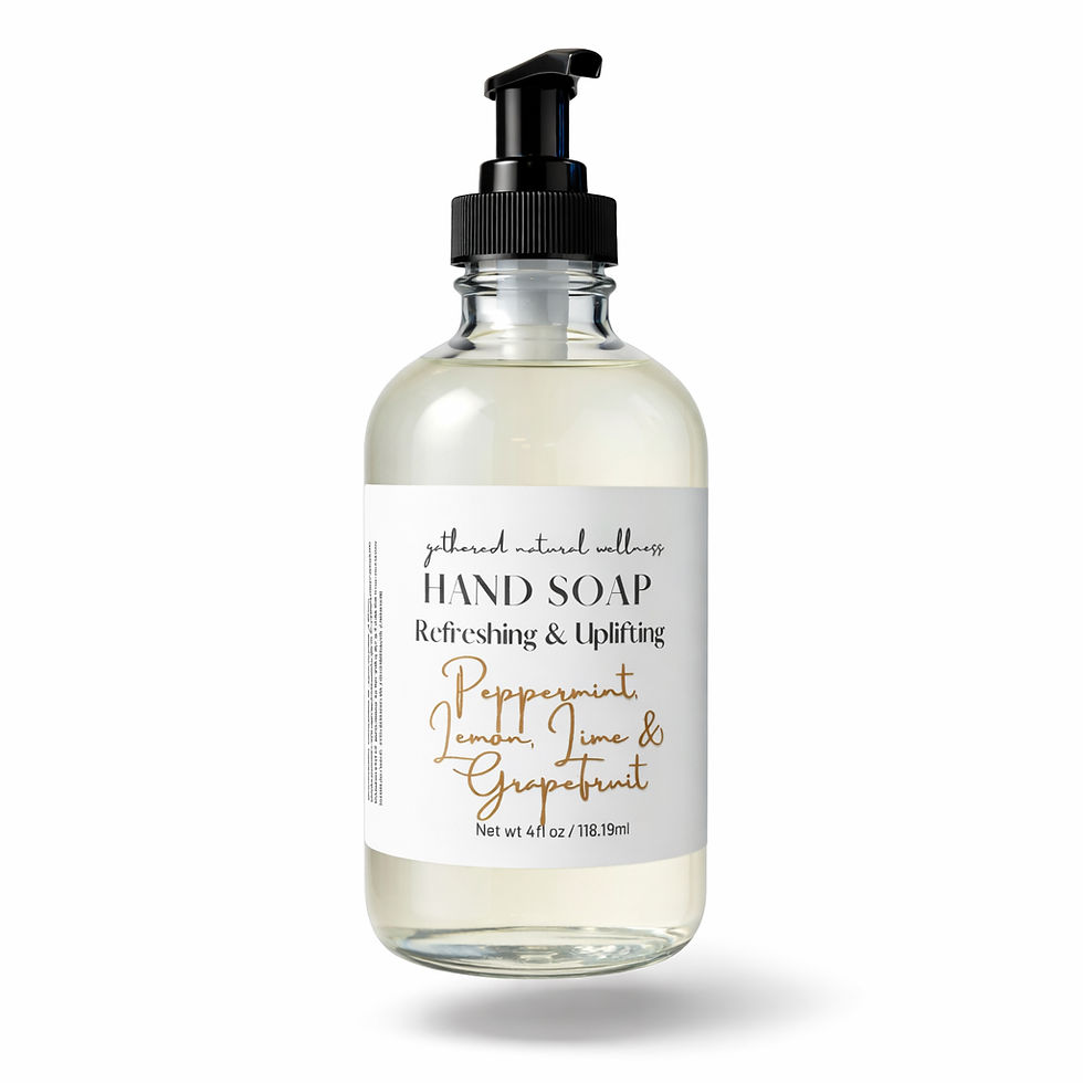 Thumbnail: Hand Soap Liquid Plant Based clear glass jar with pump