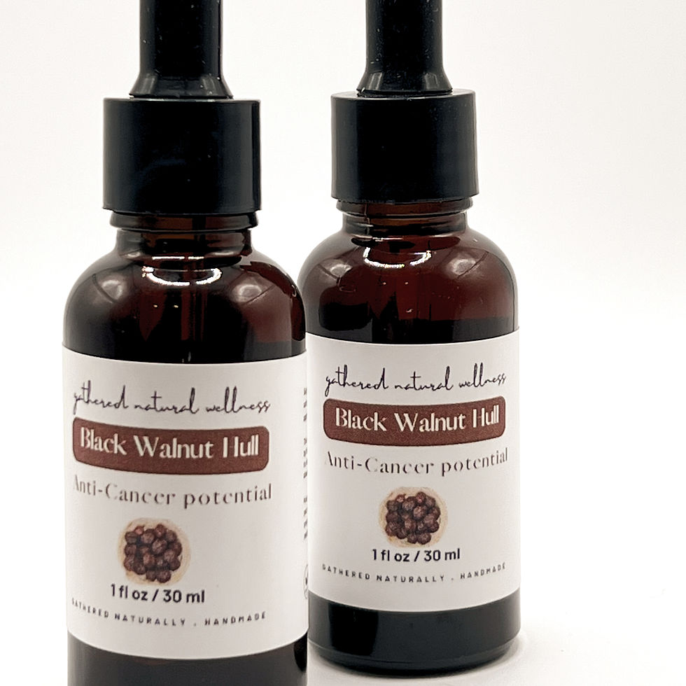 Thumbnail: Two bottles of Black Walnut Hull for display
